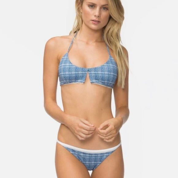 TAVIK SWIMWEAR Cassis Swim Top Off The Grid Blue - Picture 8 of 11